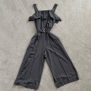 Brown/ Grey Mid- Leg Romper